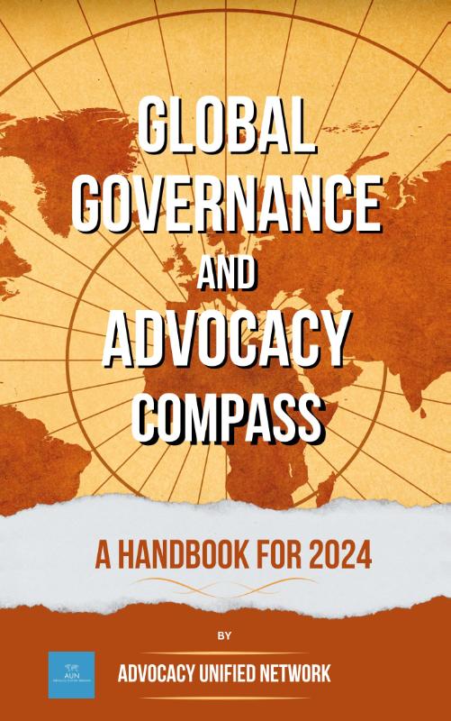 Omslag van Global Governance and Advocacy Compass: A Handbook for 2024