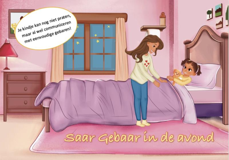 Omslag van Saar Gebaar in de avond
