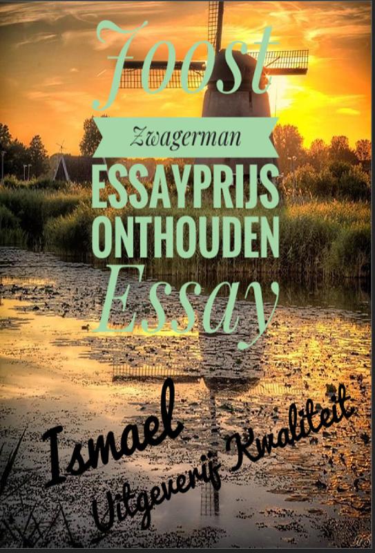 Omslag van Joost Zwagerman Essayprijs Onthouden Essay