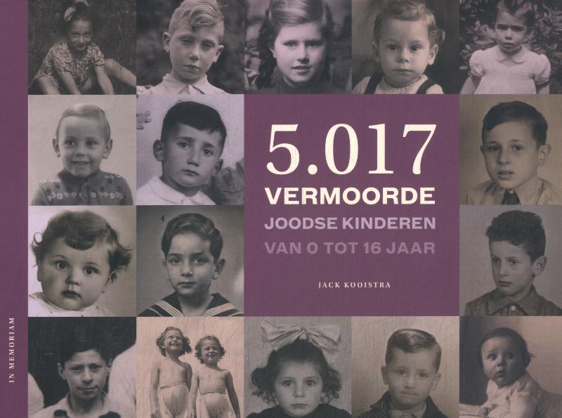 Omslag van 5.017 vermoorde Joodse kinderen van 0 tot 16 jaar