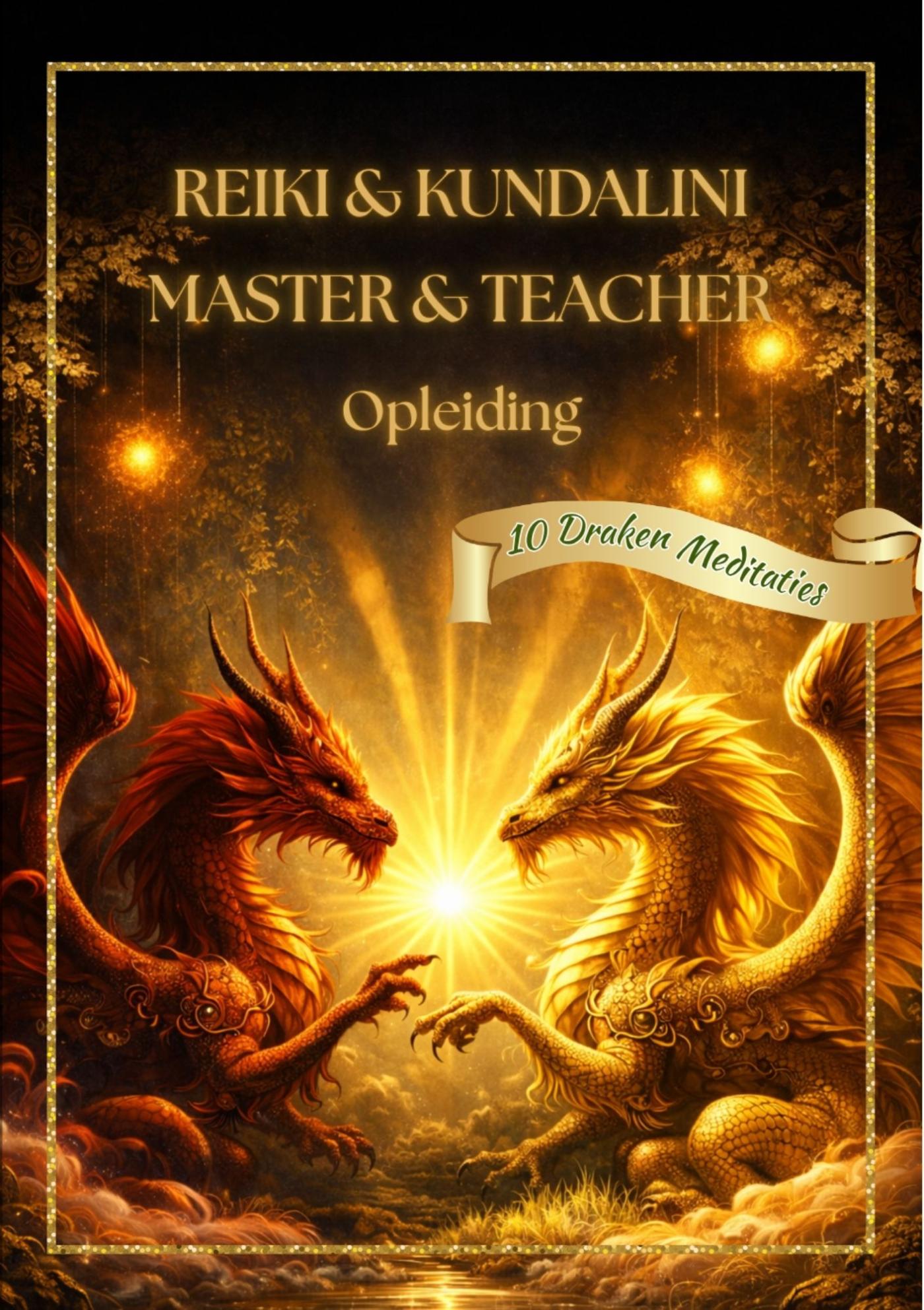 Omslag van Reiki & Kundalini Master & Teacher Zelfstudieboek