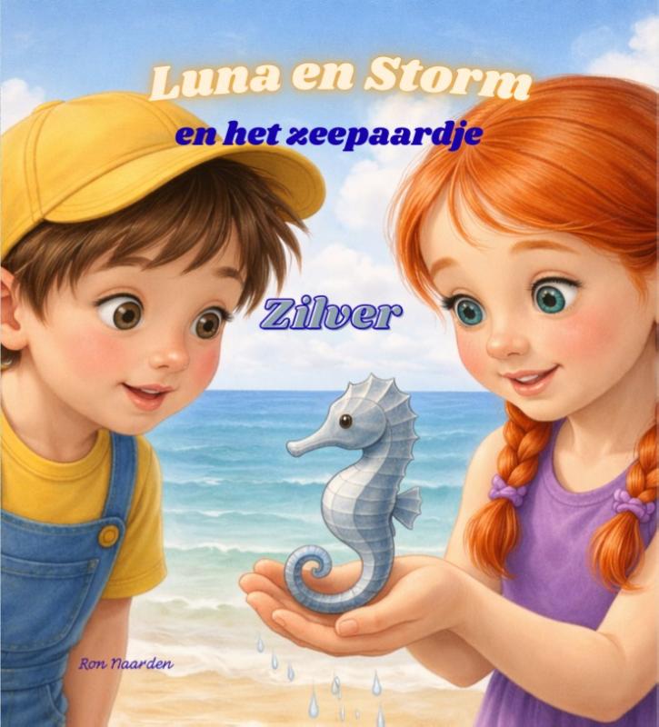 Omslag van Luna en Storm en het zeepaardje Zilver