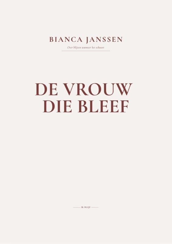 Omslag van De vrouw die bleef