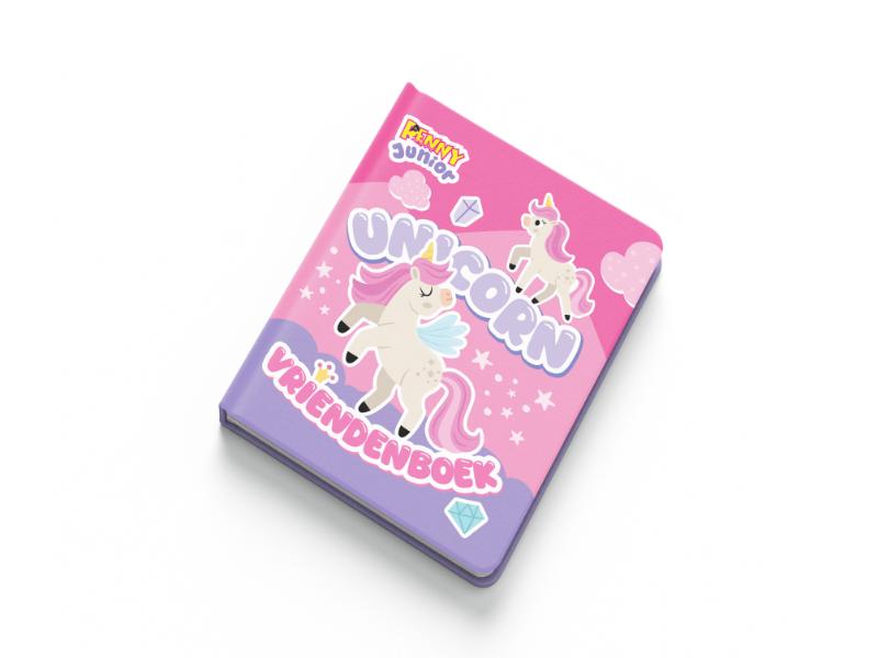 Omslag van Penny Junior Unicorn Vriendenboekje