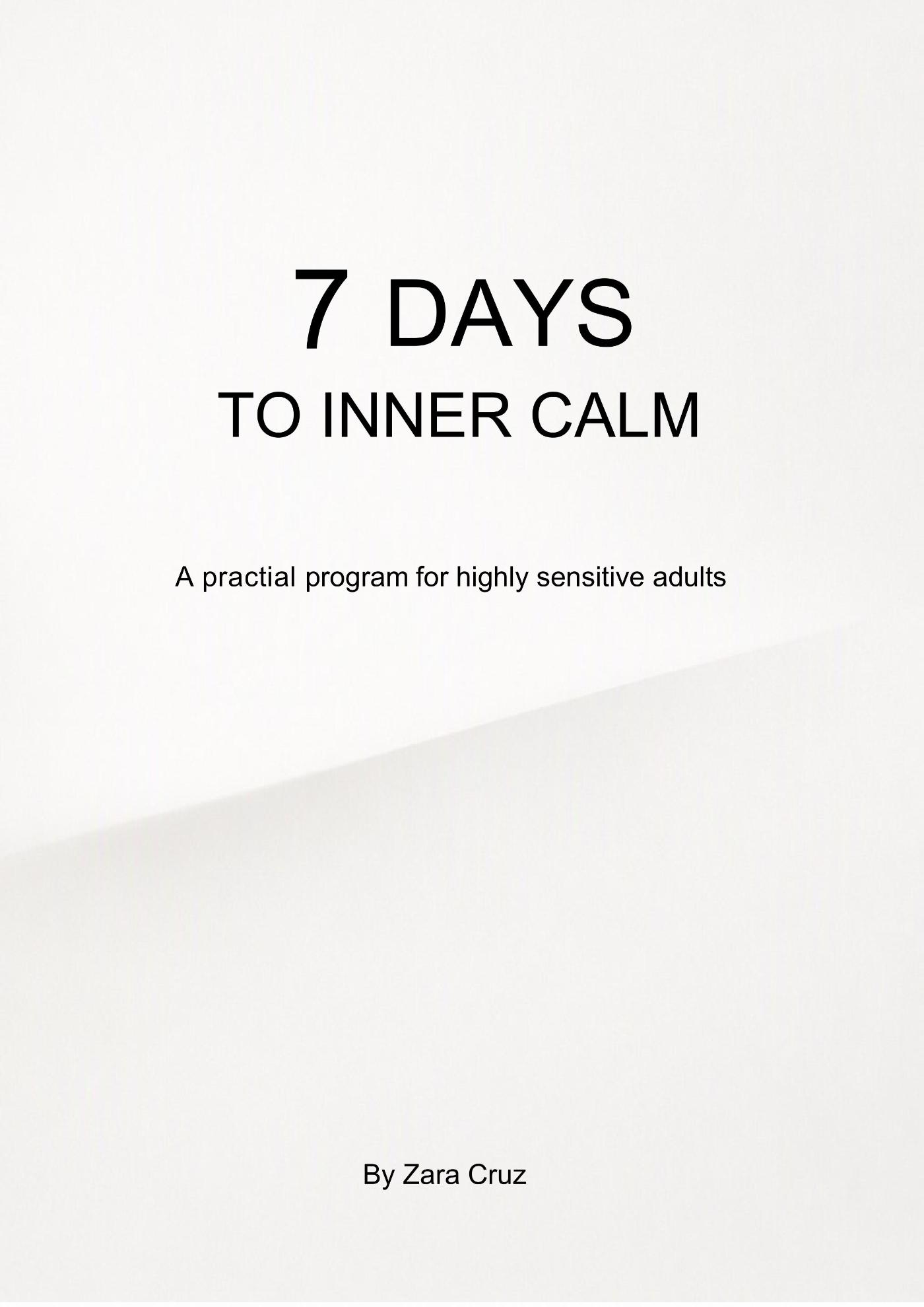 Omslag van 7 Days to Inner Calm