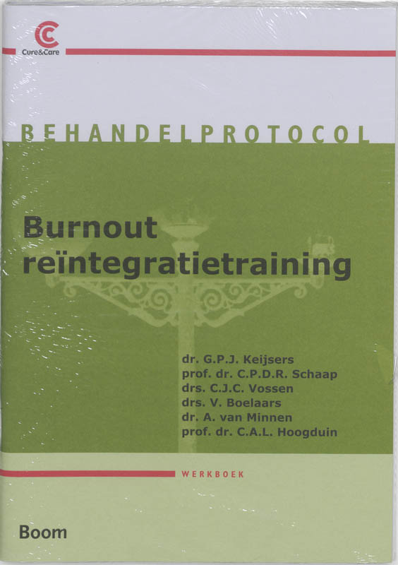 Omslag van Burnout reintegratietraining