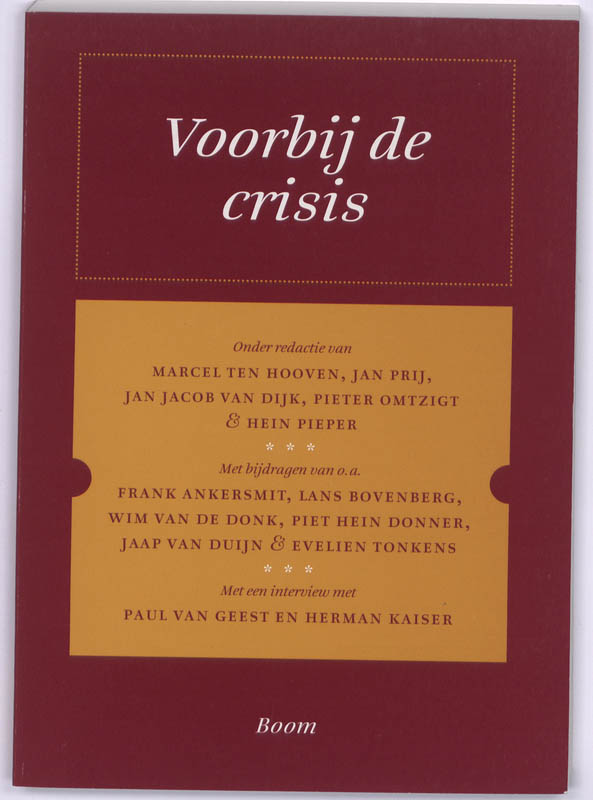 Omslag van Voorbij de crisis
