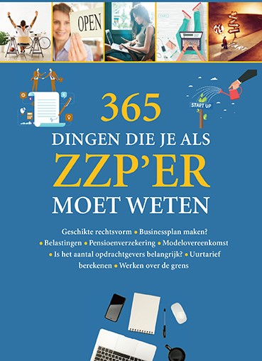 Omslag van 365 dingen die je als ZZP’ER moet weten