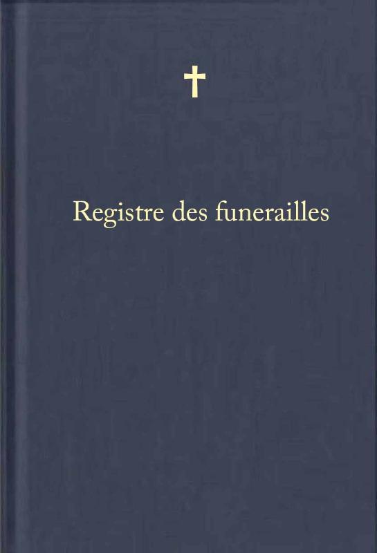 Omslag van Registre des funerailles