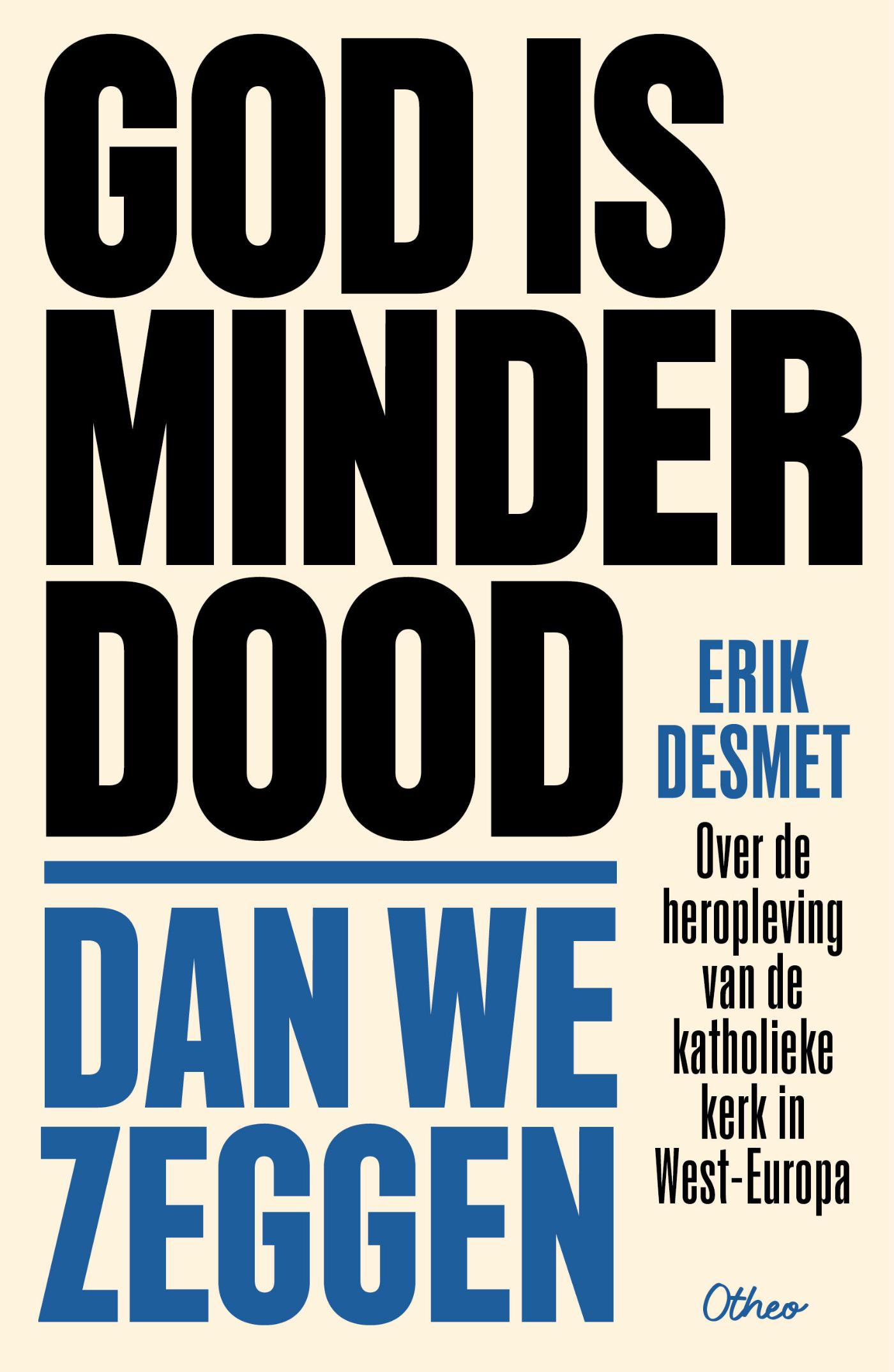 Omslag van God is minder dood dan we zeggen