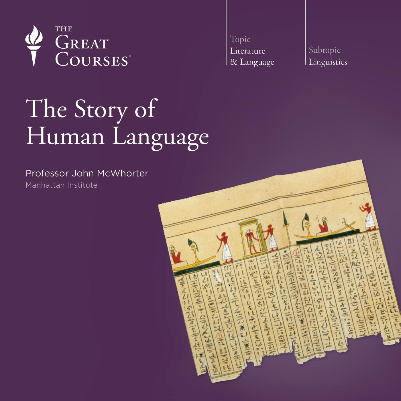 Omslag van The Story of Human Language