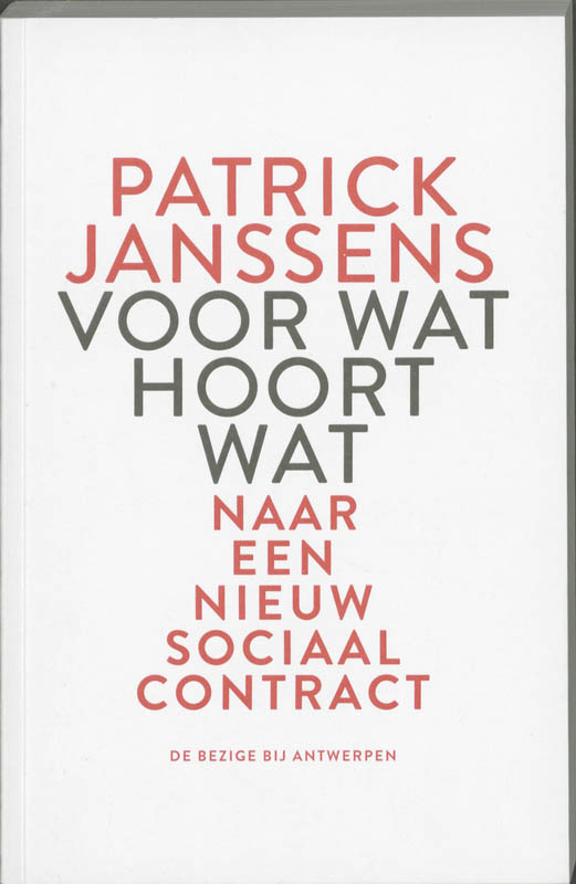 Omslag van Voor wat hoort
