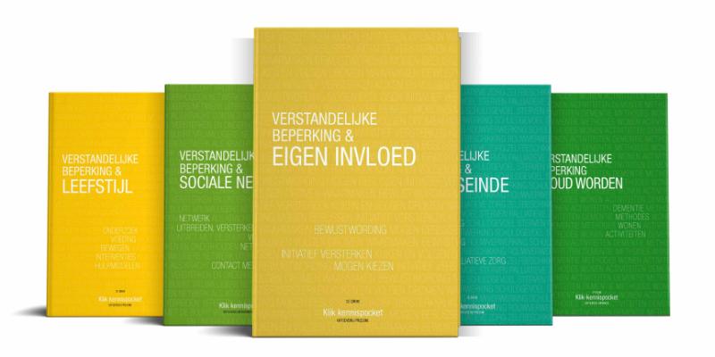 Omslag van Klik Kennispocketbundel Fijn leven en gezondheid: Netwerk, Leefstijl, Palliatieve zorg (pakketaanbieding)