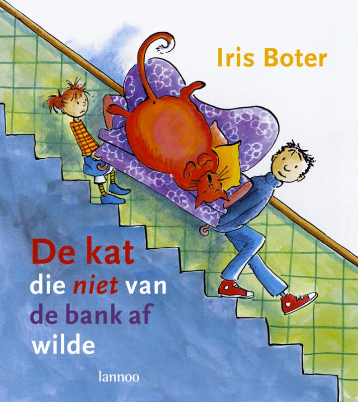 Omslag van De kat die niet van de bank af wilde