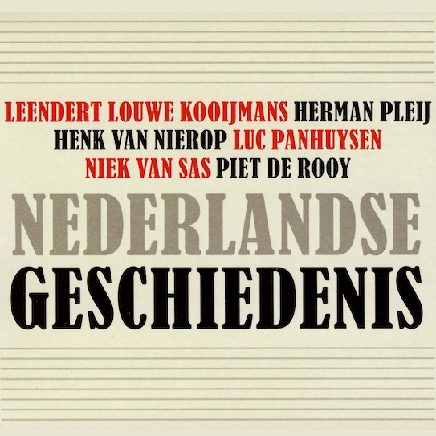 Omslag van Nederlandse geschiedenis