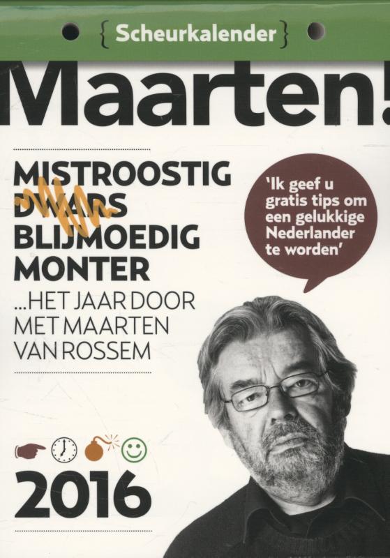 Omslag van Maarten! Scheurkalender 2016