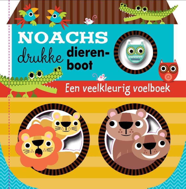 Omslag van Noachs drukke dierenboot