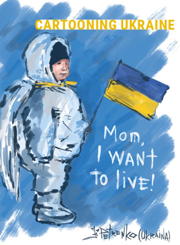 Omslag van Cartooning Ukraine