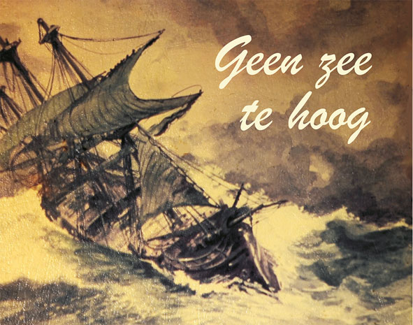 Omslag van Geen zee te hoog