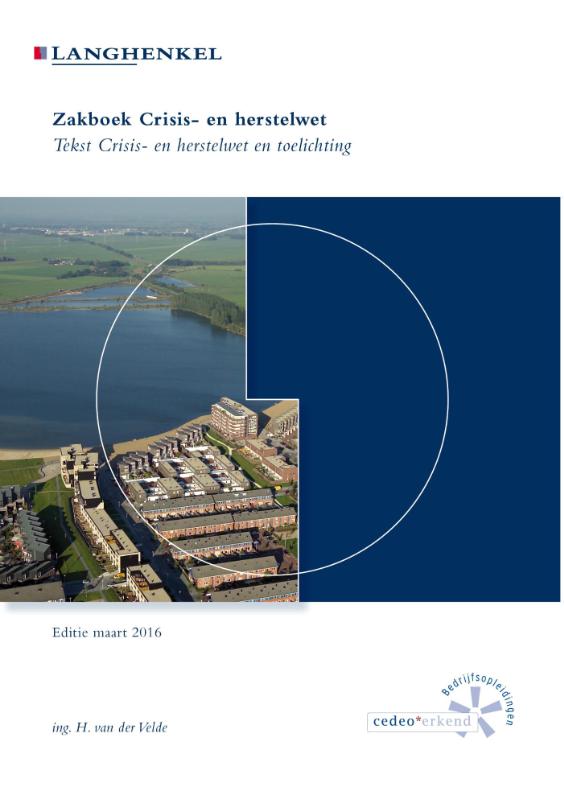 Omslag van Zakboek crisis- en herstelwet