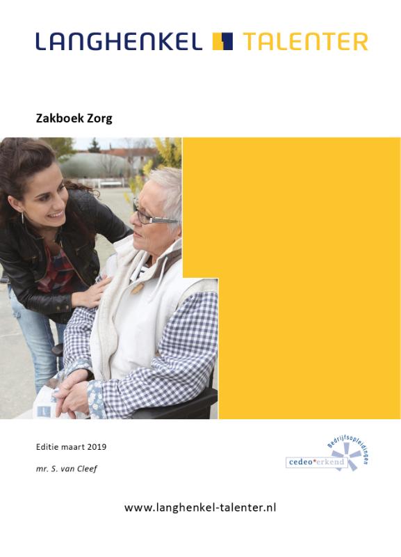Omslag van Zakboek Zorg