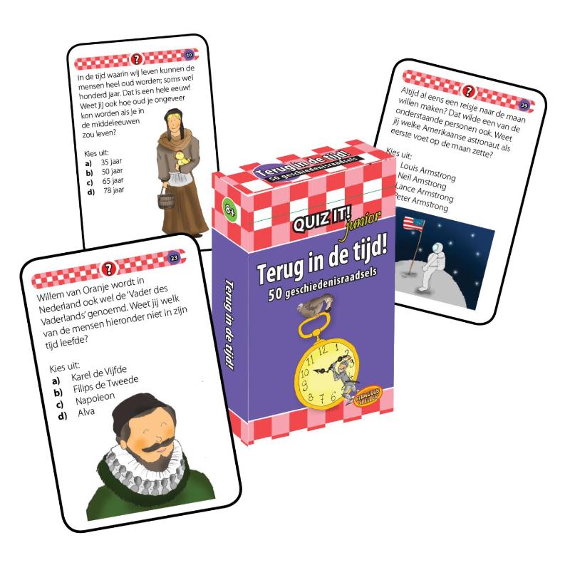 Omslag van Quiz it junior Terug in de tijd