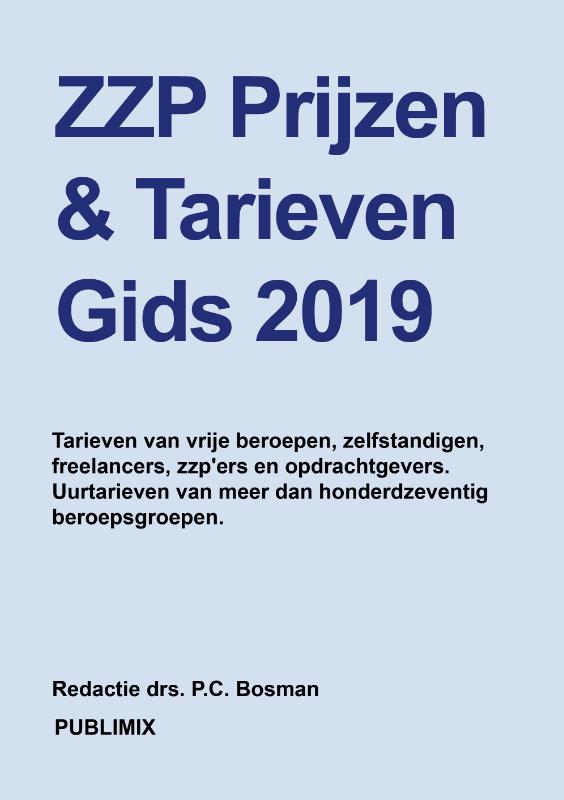 Omslag van Prijzen & Tarievengids 2019