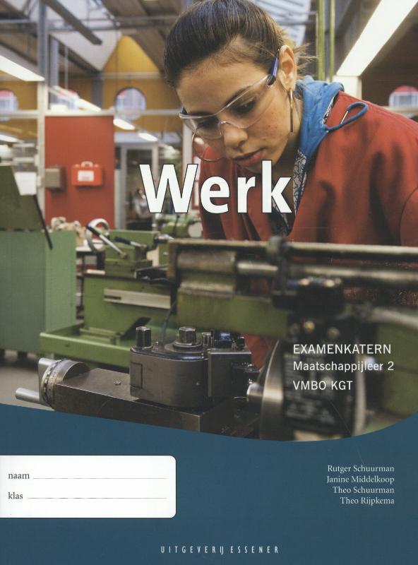 Omslag van examenkatern