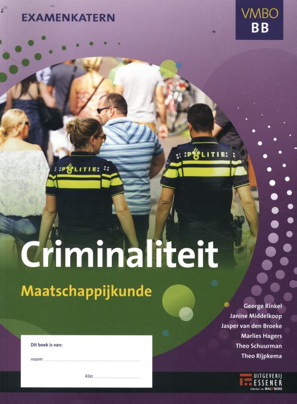 Omslag van Criminaliteit VMBO bb-niveau