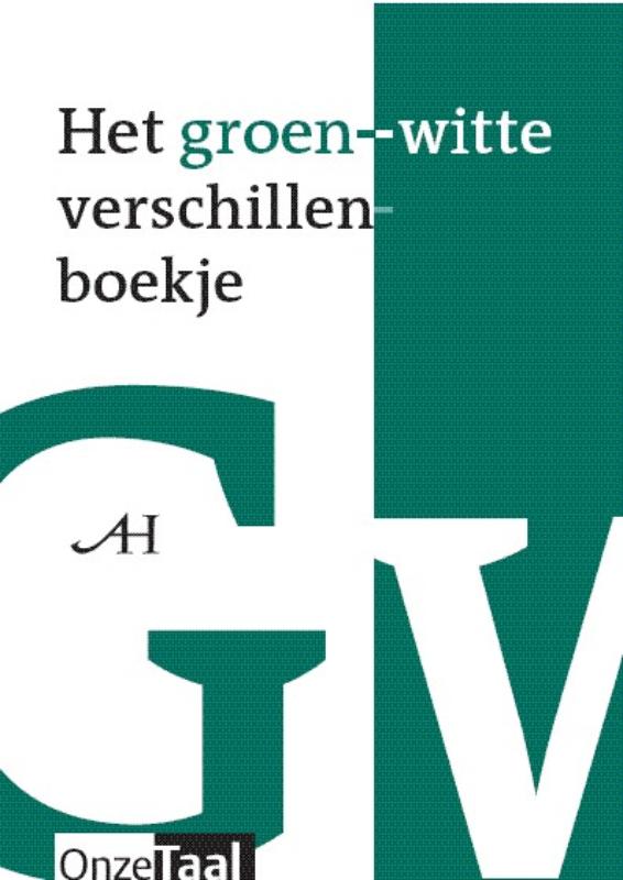 Omslag van Het groen-witte verschillenboekje