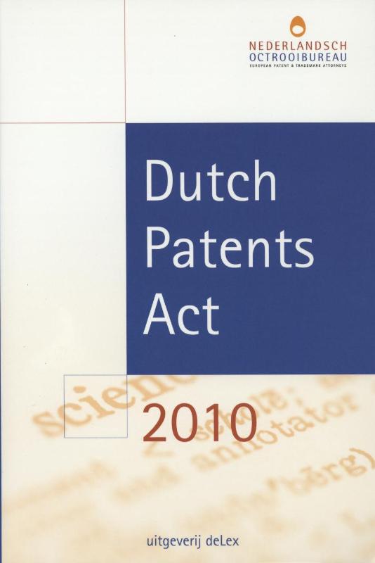 Omslag van Renewed Dutch patents act