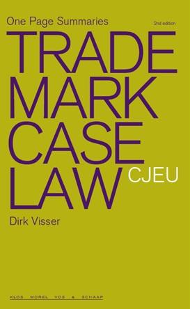 Omslag van Trademark case law CJEU