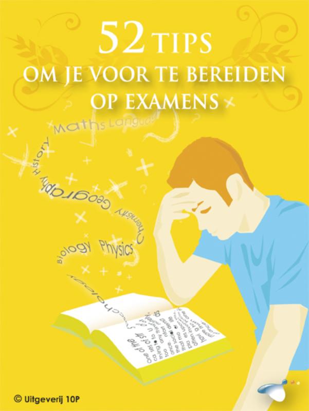 Omslag van 52 tips om je voor te bereiden op examens