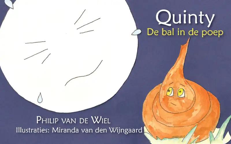 Omslag van Quinty, de bal in de poep