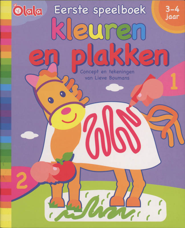 Omslag van Eerste speelboek kleuren en plakken