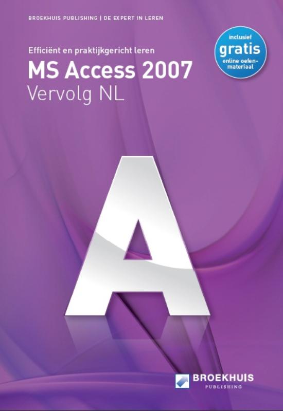 Omslag van MS Access 2007 Vervolg NL