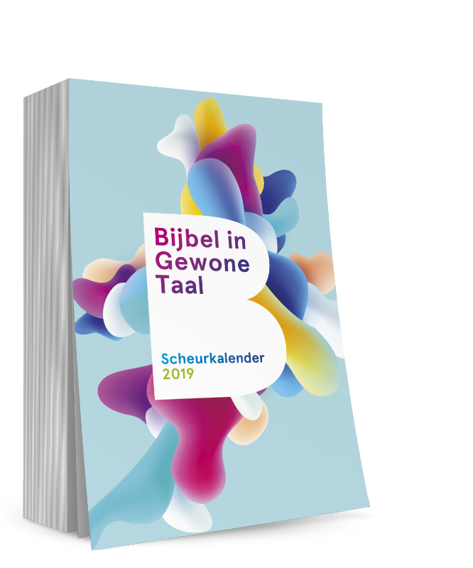 Omslag van Bijbel in gewone taal scheurkalender 2019
