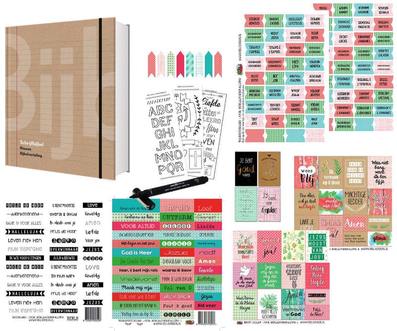 Omslag van Schrijfbijbel en Bible Journaling-pakket