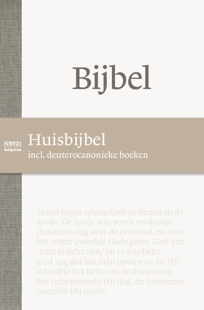 Omslag van Bijbel NBV21 Huisbijbel met DC