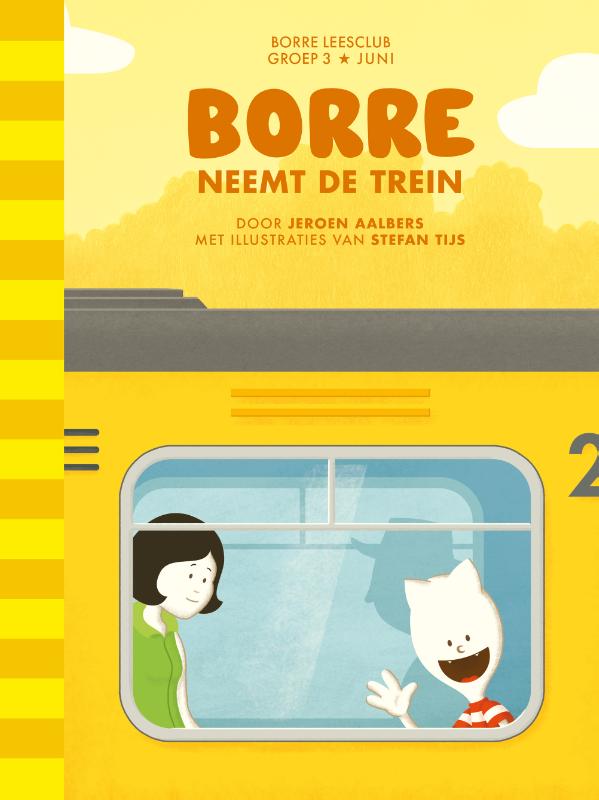 Omslag van Borre neemt de trein