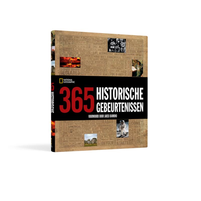 Omslag van 365 historische gebeurtenissen in woord en beeld
