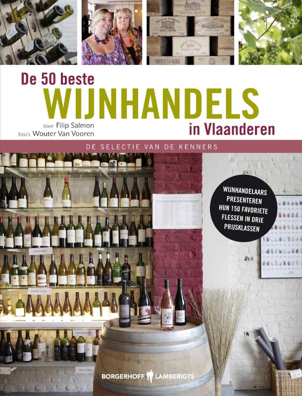Omslag van De 50 beste wijnhandels in Vlaanderen
