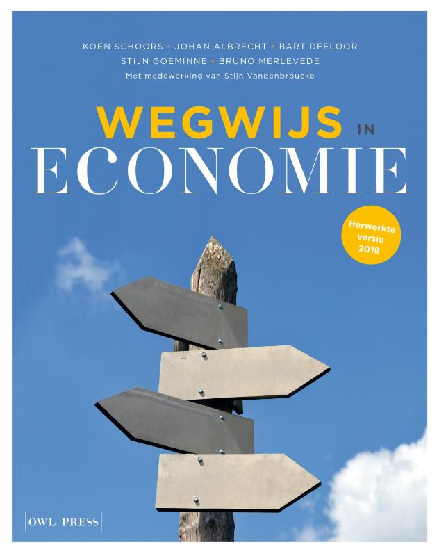 Omslag van Wegwijs in Economie
