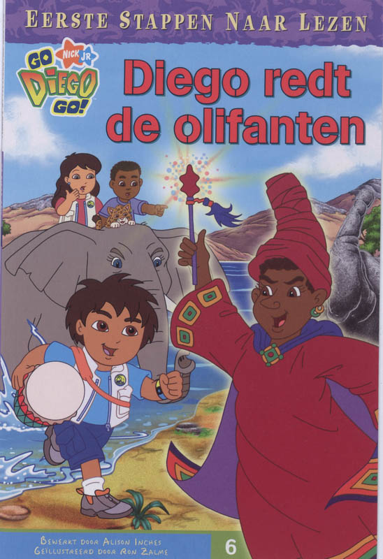 Omslag van Diego redt de olifanten