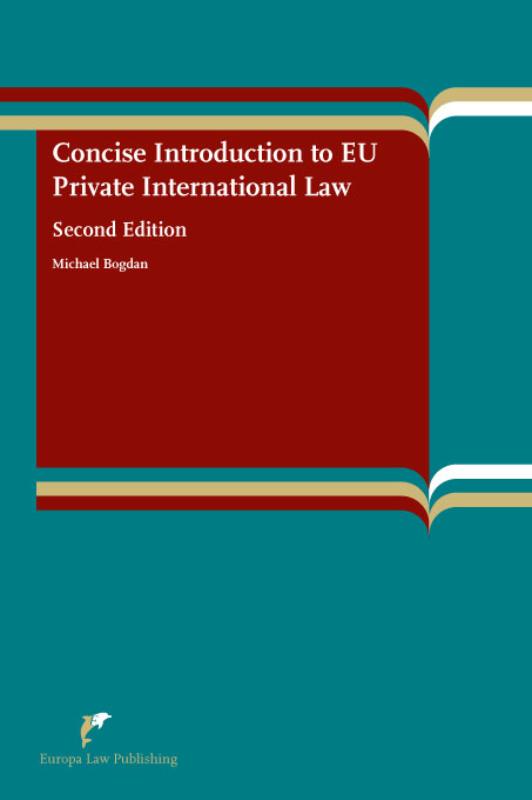 Omslag van Concise introduction to EU private international law