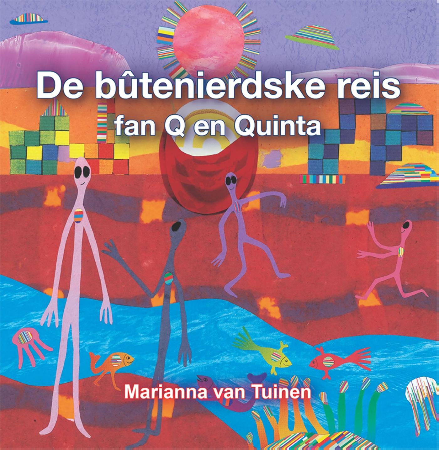 Omslag van De bûtenierdske reis fan Q en Quinta