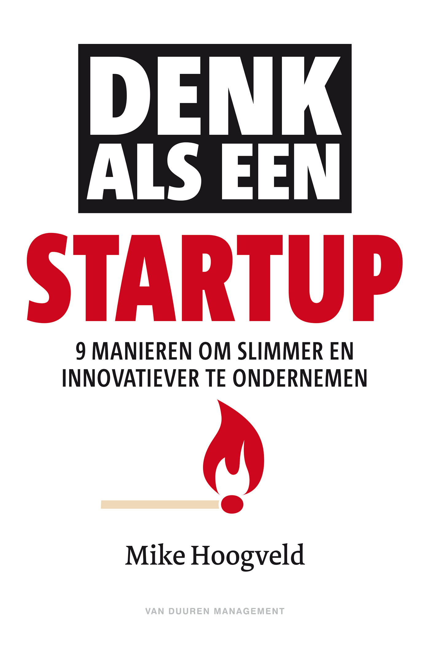 Omslag van Denk als een startup