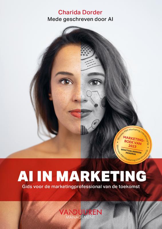 Omslag van AI in marketing