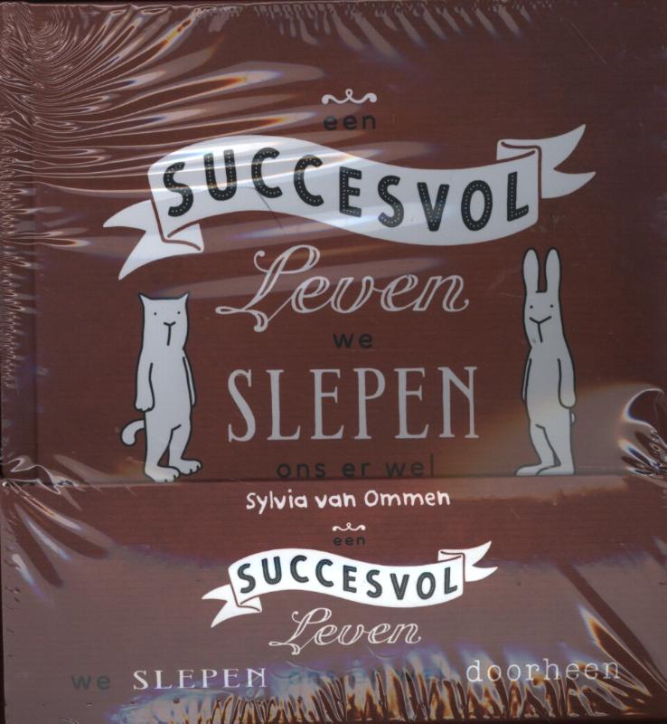 Omslag van Een succesvol leven, we slepen ons er wel doorheen - display 10 ex