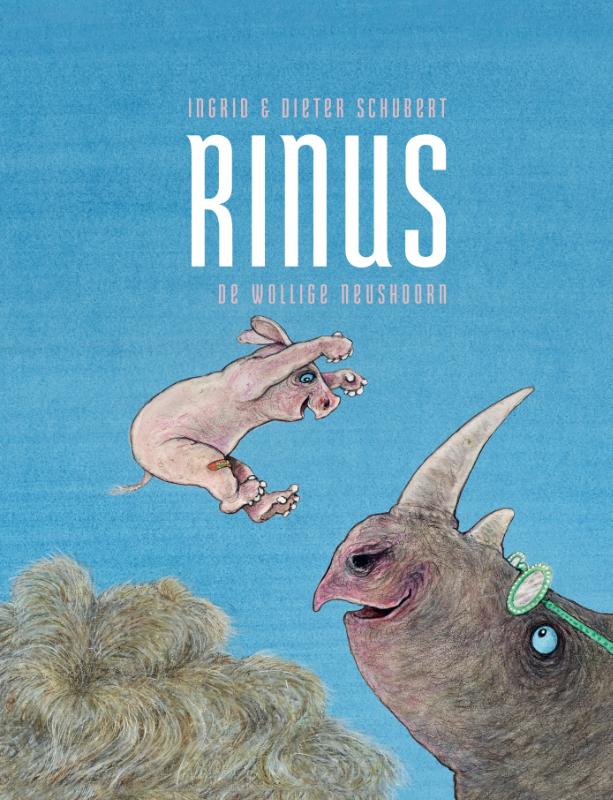 Omslag van Rinus, de wollige neushoorn